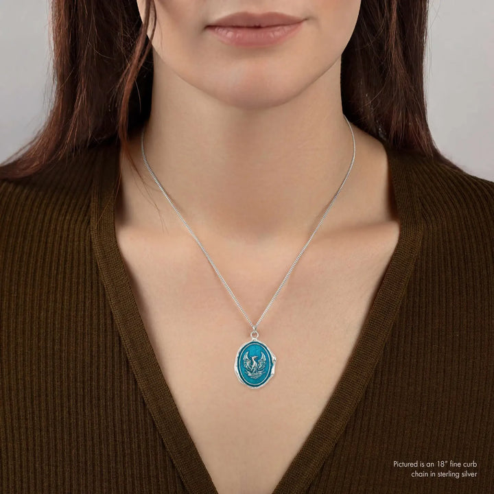 Fire Within Talisman - Capri Blue