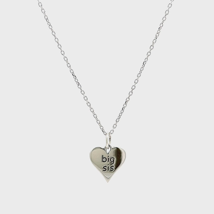 Big Sis Heart Charm