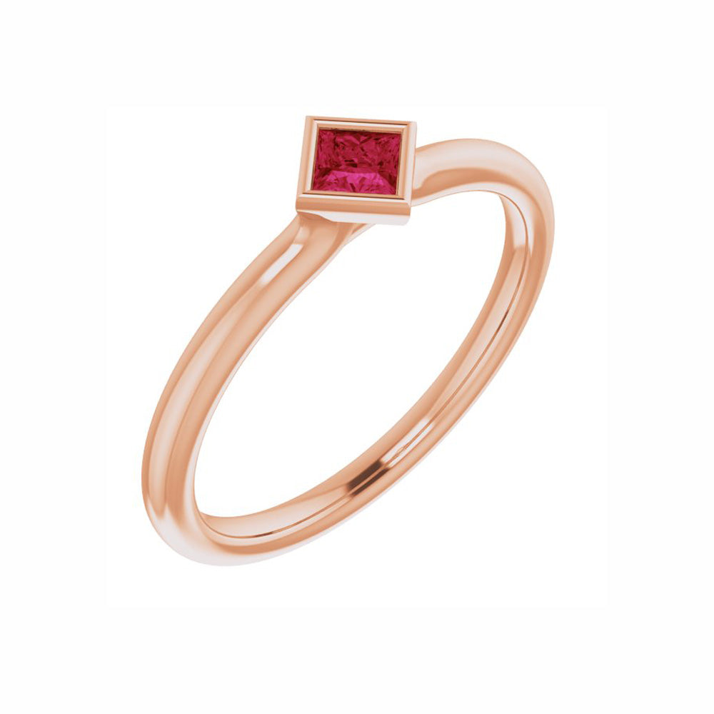 Ruby Stackable Ring