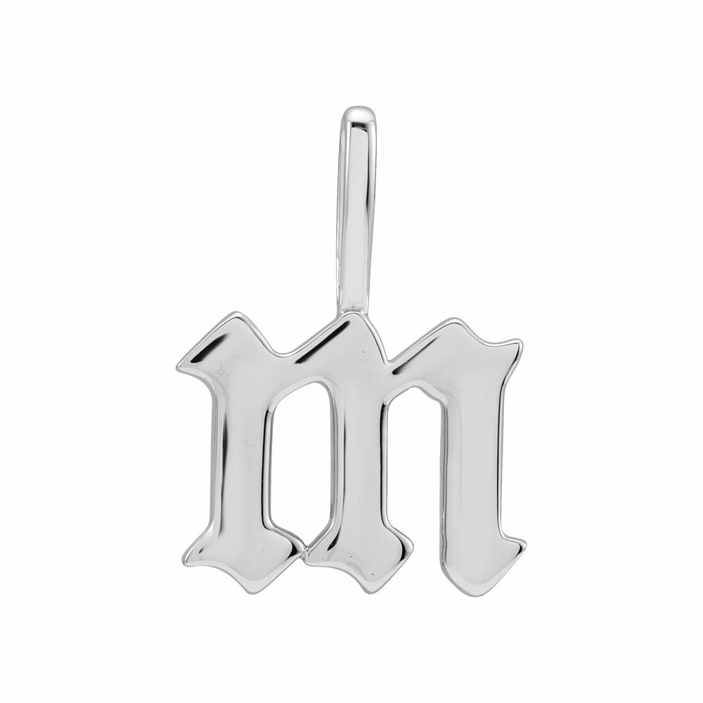Gothic initial charm cheap