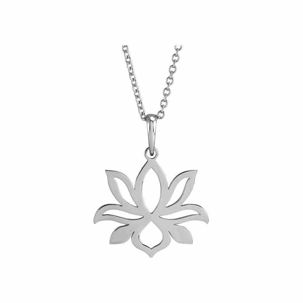 Petite Lotus Necklace
