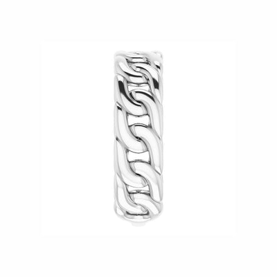 Sterling Silver Stackable Chain Link Ring 6mm