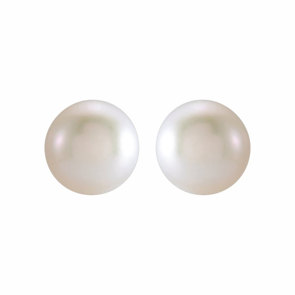 14K Gold Cultured Freshwater Pearl Earrings
