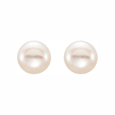 14k Gold Cultured Freshwater Pearl Earrings