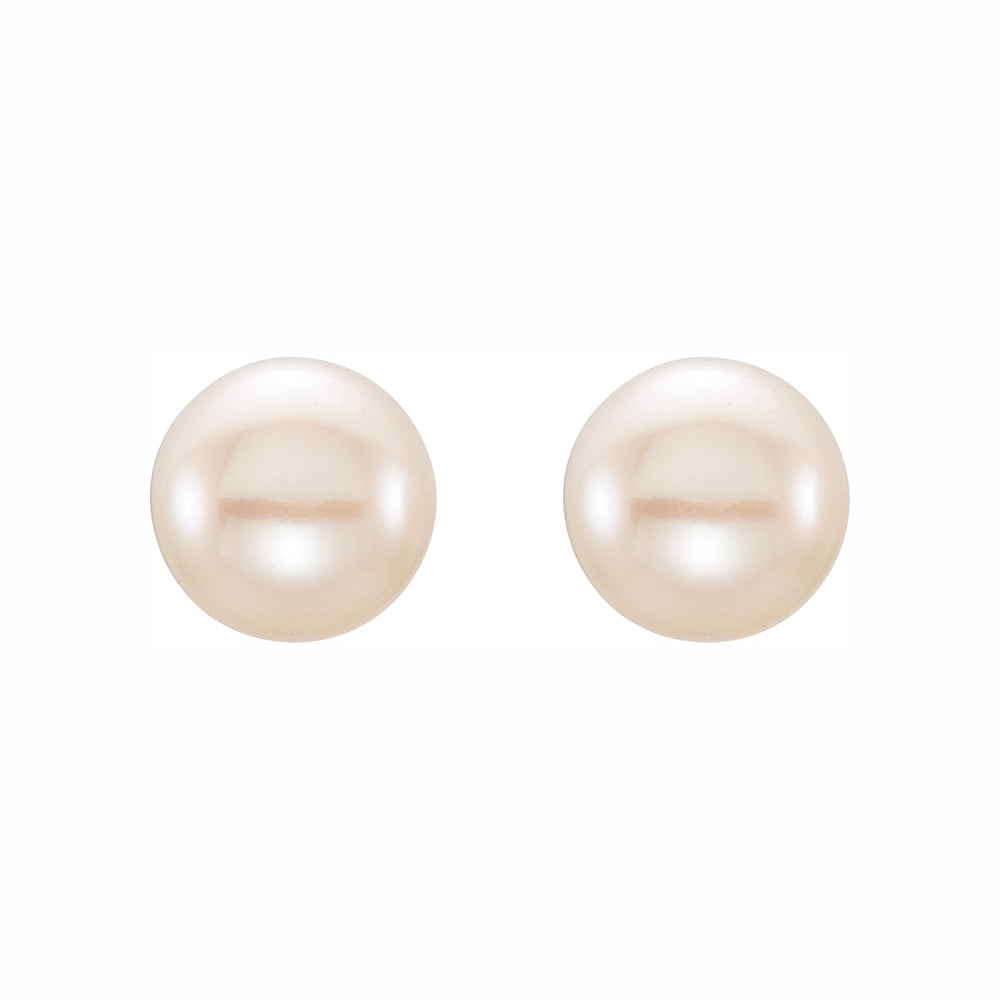 14k Gold Cultured Freshwater Pearl Earrings