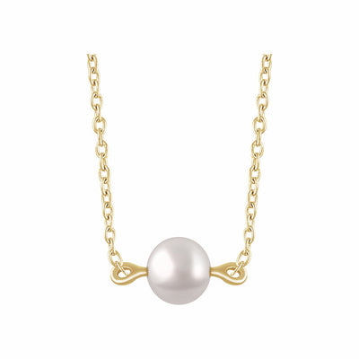 14k Gold Freshwater Cultured Pearl Necklace