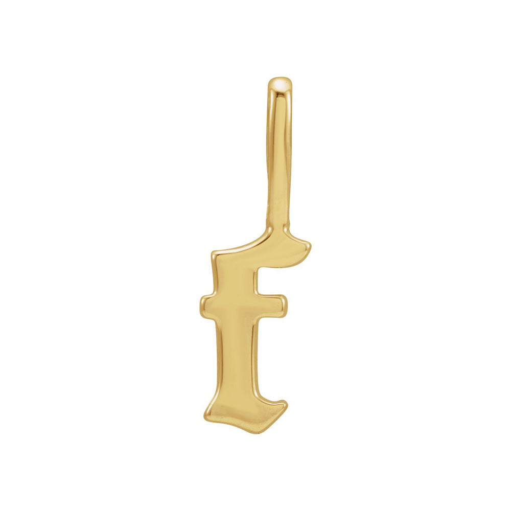Gothic initial charm new arrivals