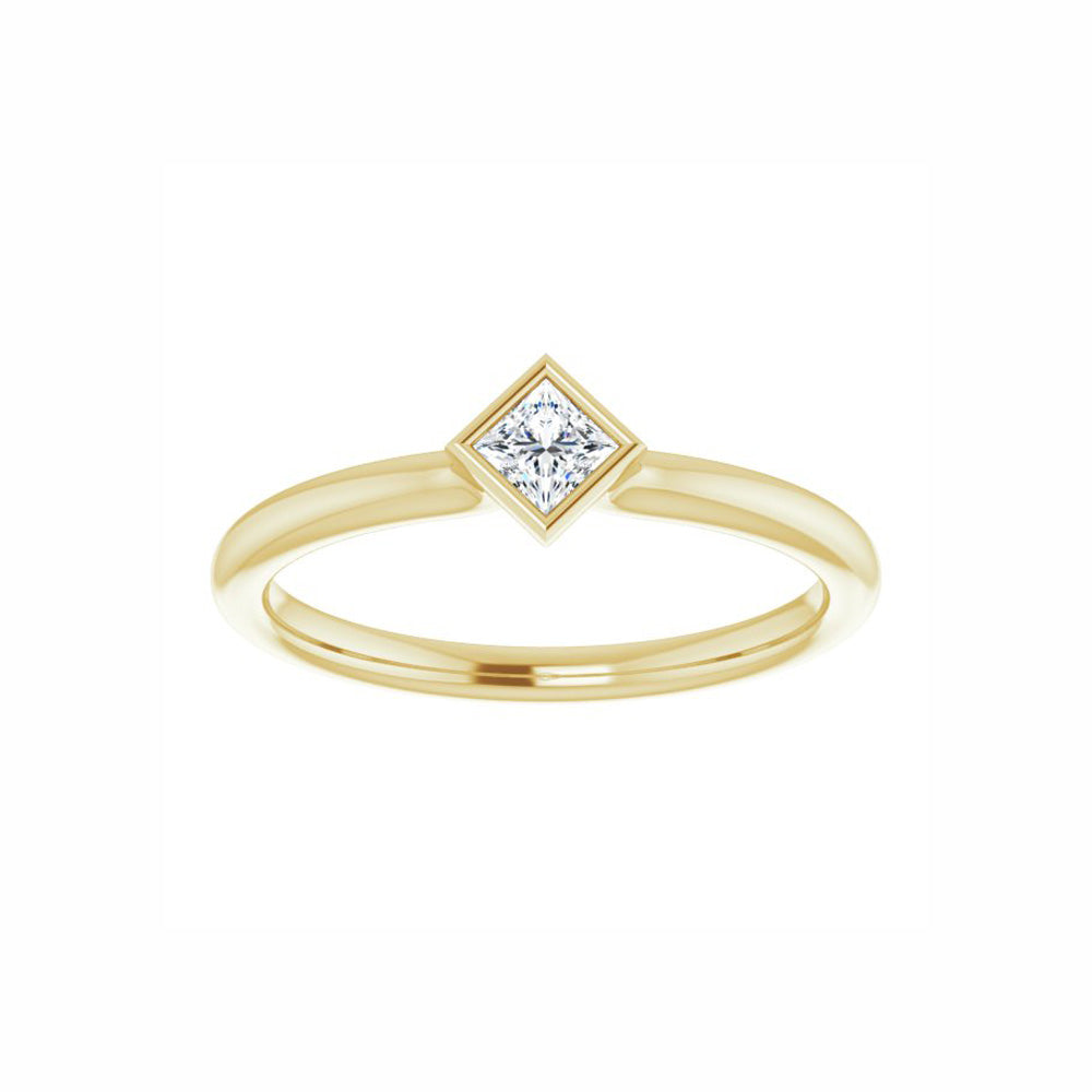 White Sapphire Stackable Ring