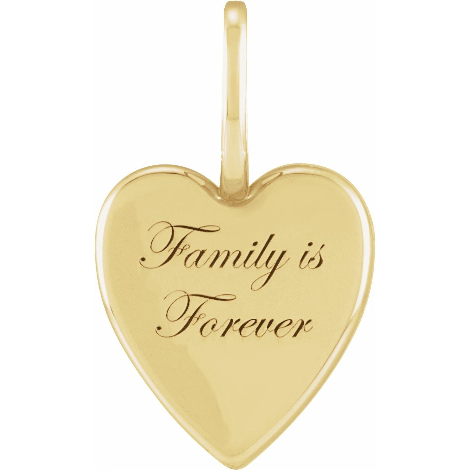 Gold family pendant shop