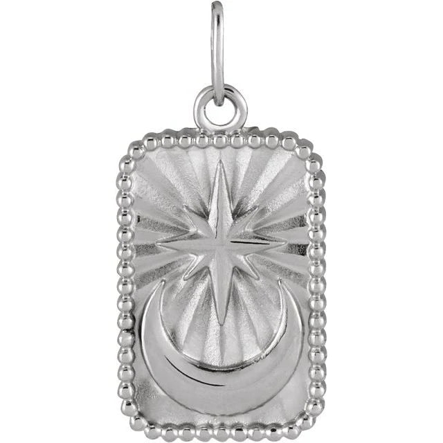 Sterling Silver Celestial Talisman Pendant