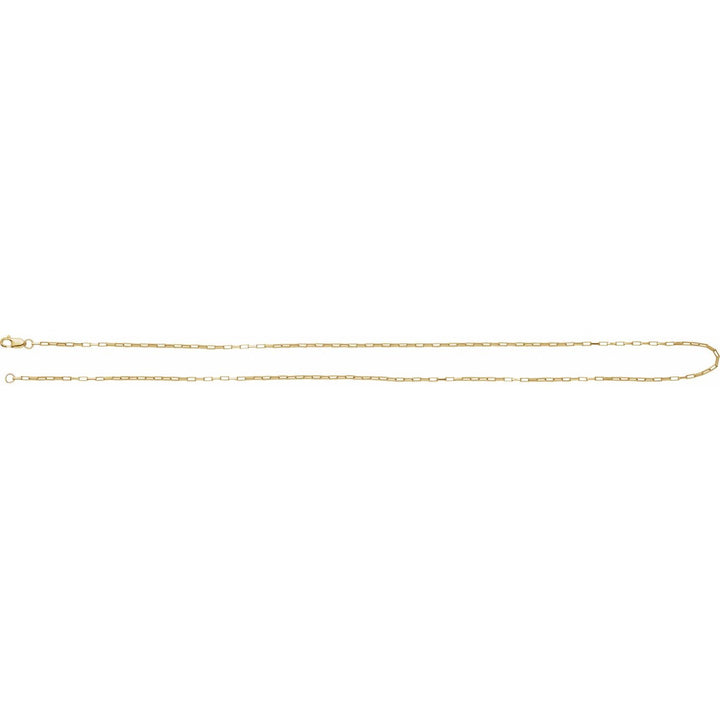 14K Gold 1.2 mm Elongated Box Chain