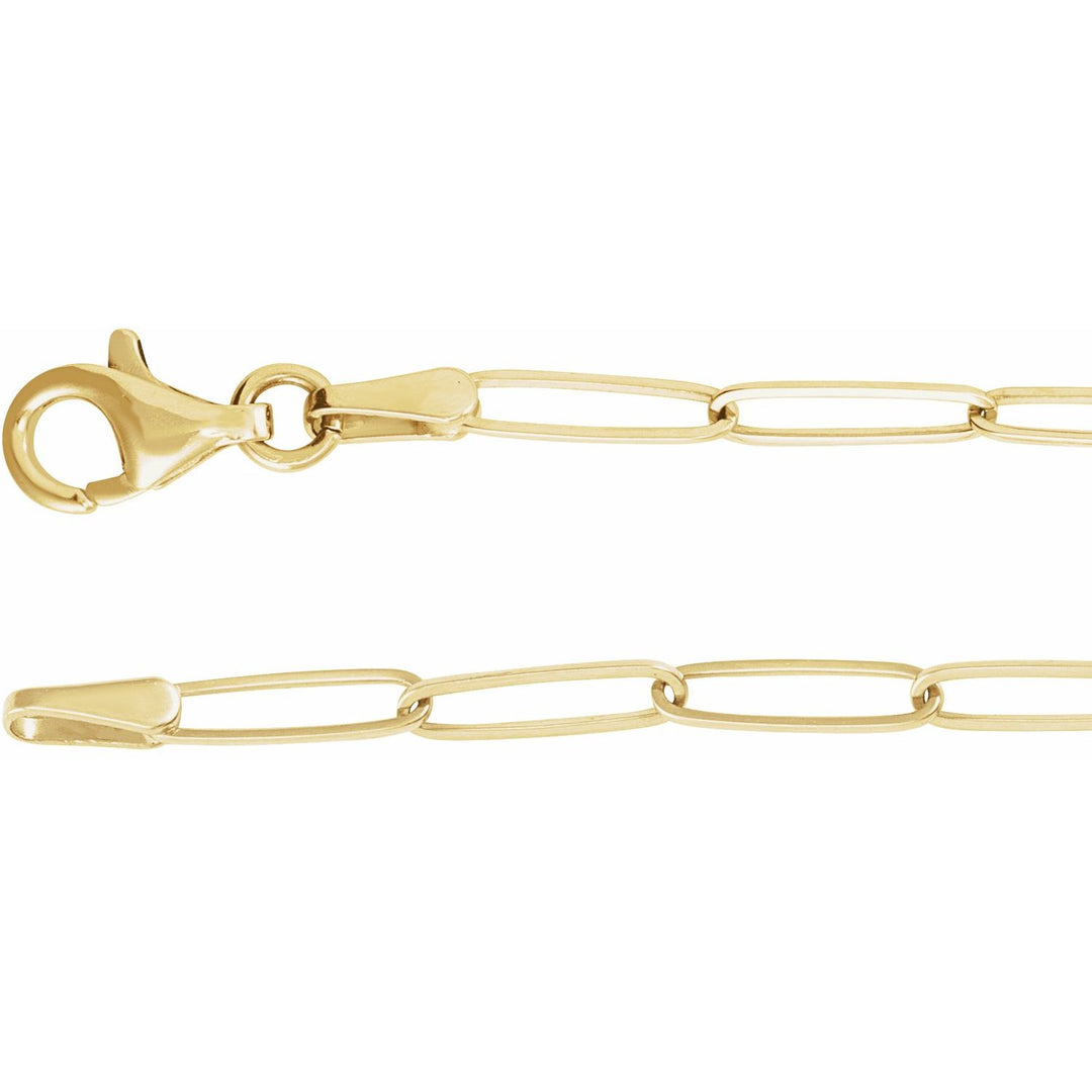 14K Gold Engravable Bar Bracelet