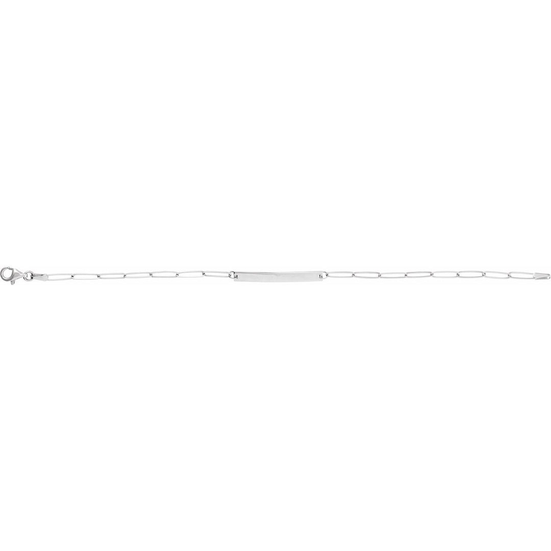 Sterling Silver Engravable Bar Bracelet