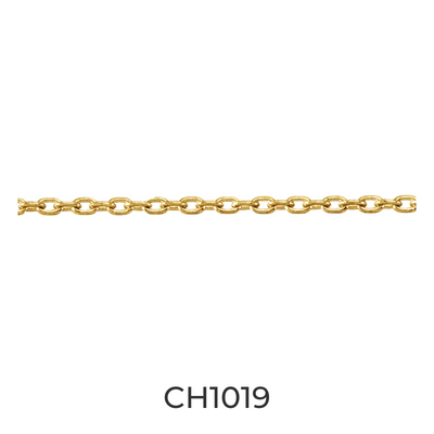 14k Gold 1.5mm Cable Chain Infinity Bracelet