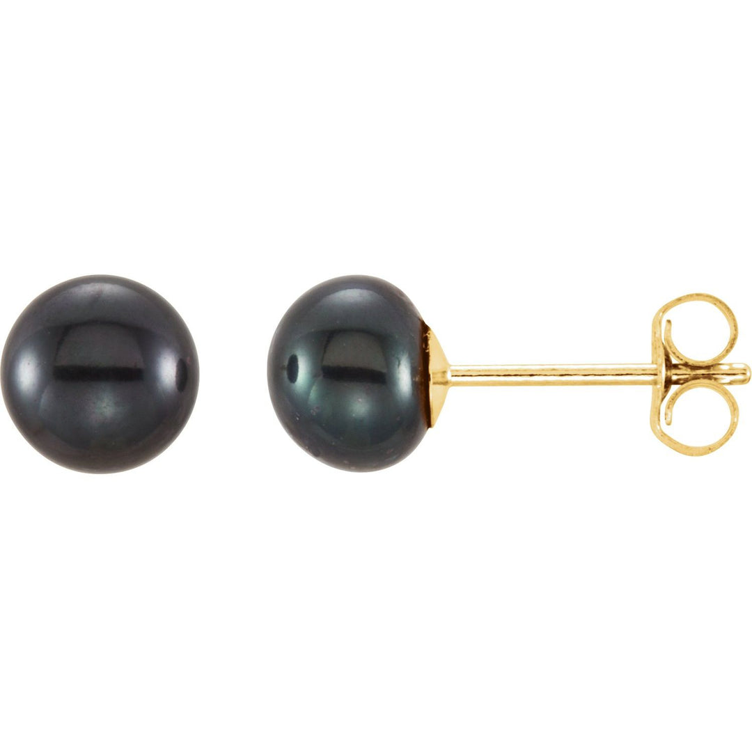 14k Gold Cultured Freshwater Pearl Earrings