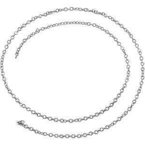 Sterling Silver 1.5mm Cable Infinity Bracelet