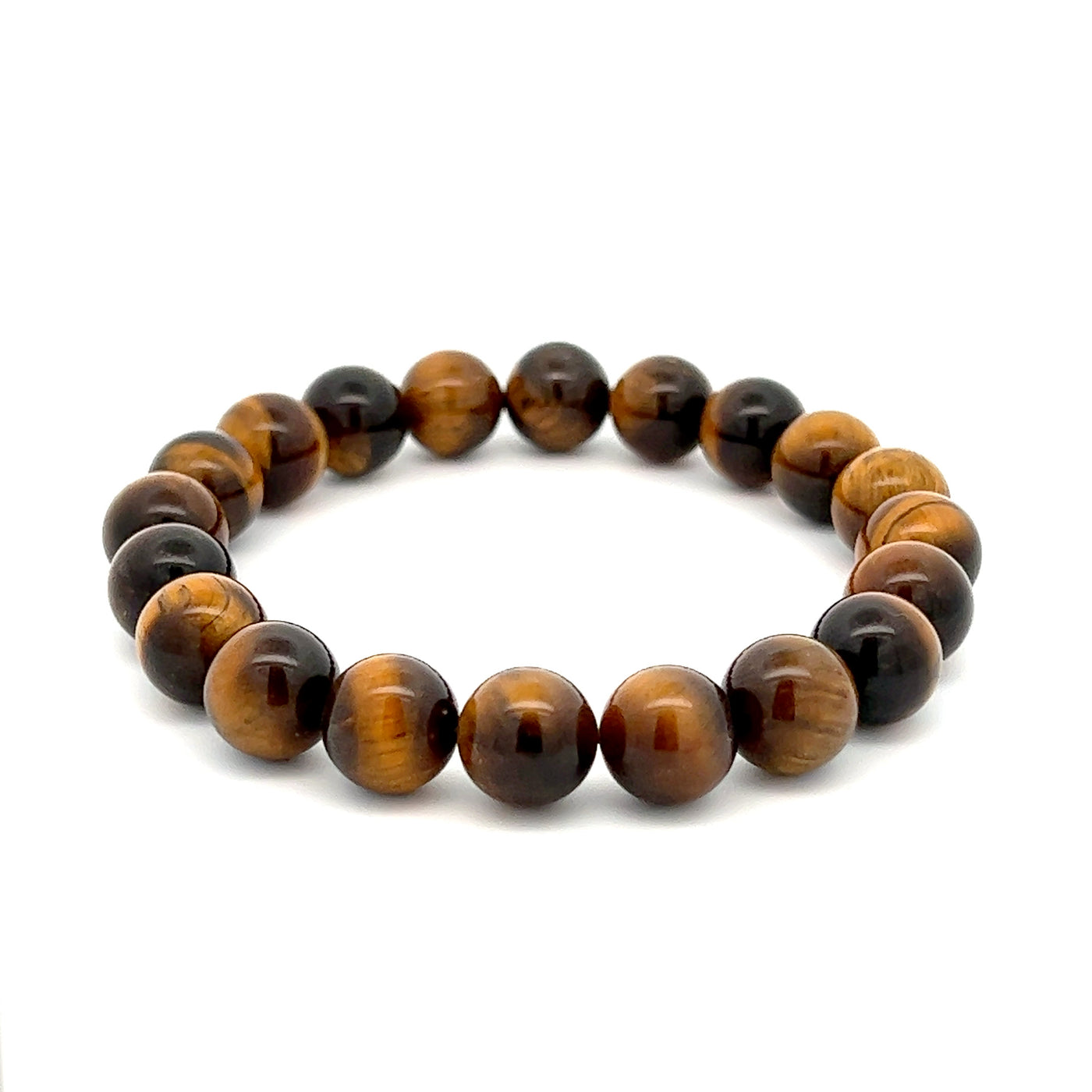 Tiger's Eye Stretchy Bracelet, Handcrafted in Canada