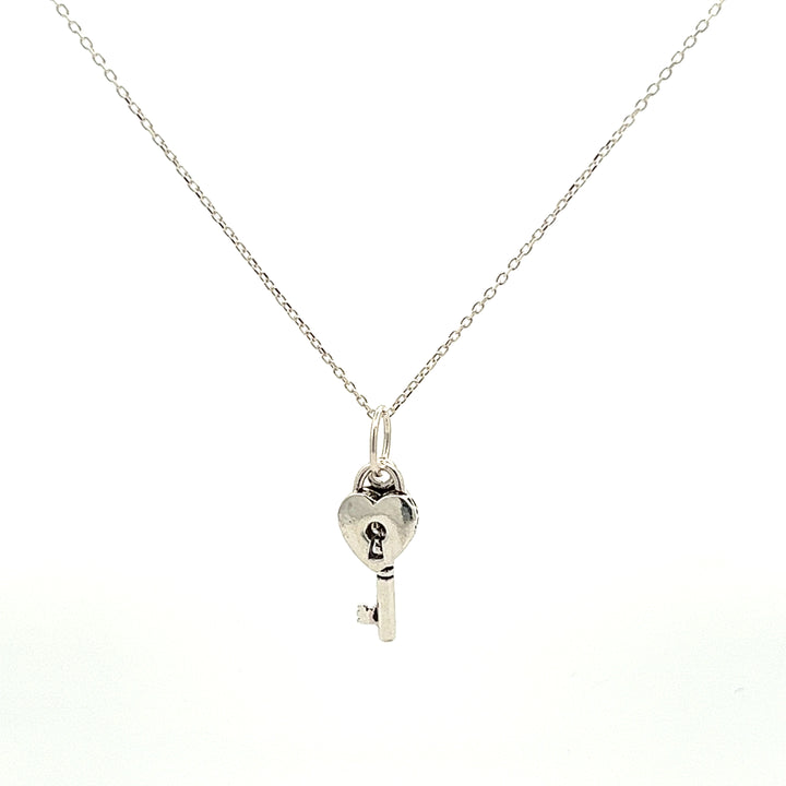 Lock & Key Charm Necklace