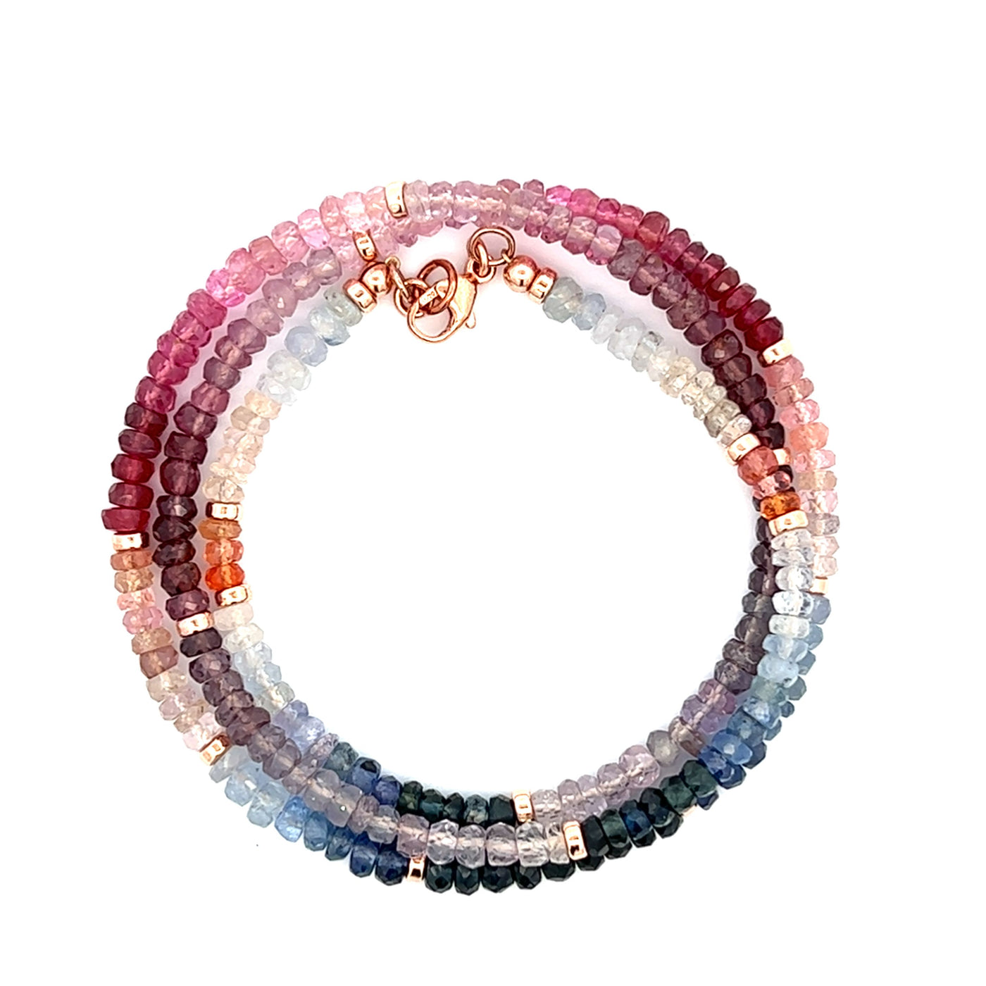 Fancy Sapphire Necklace or Bracelet Wrap