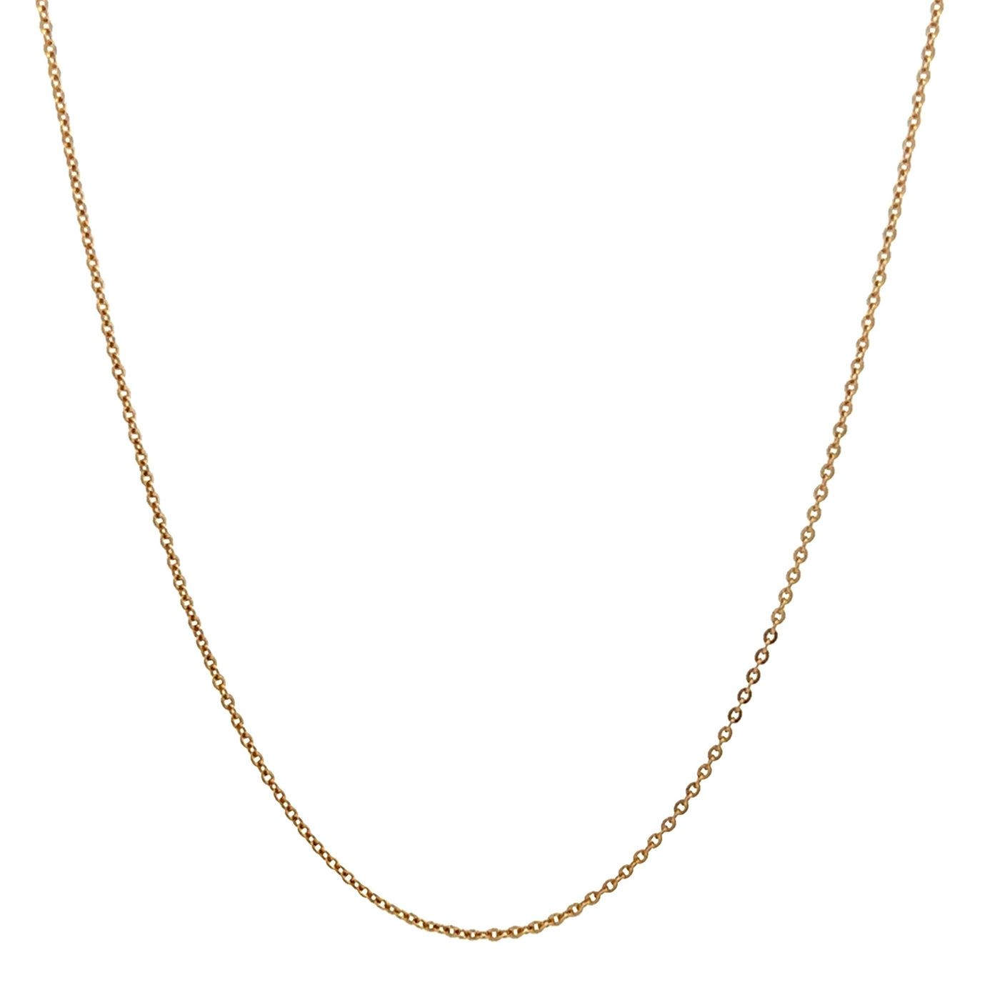 14K Gold Filled, 1mm Cable Chain