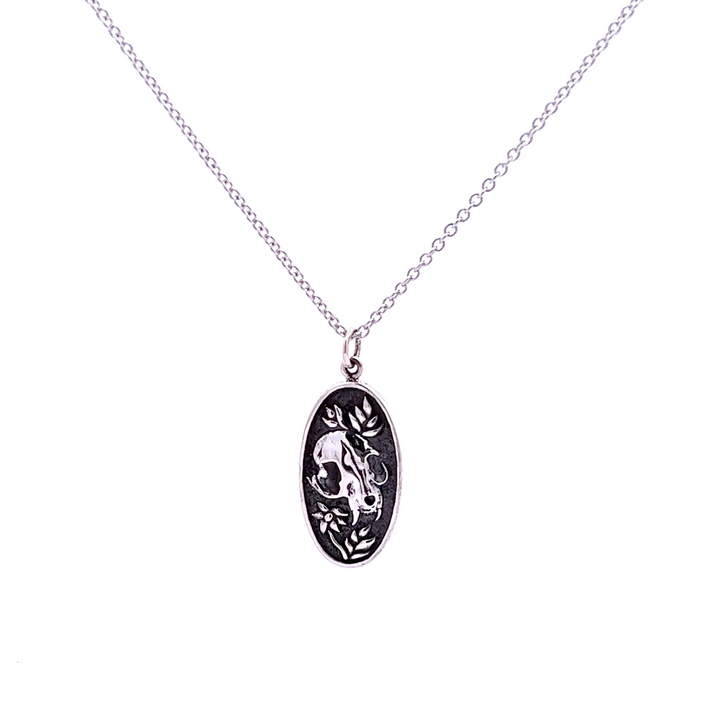 Felis Mortem Oval Pendant