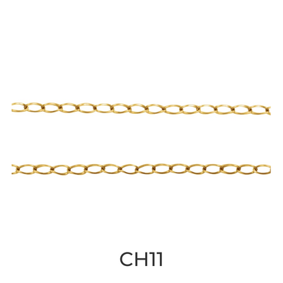 14k Gold 1mm Baby Curb Infinity Bracelet