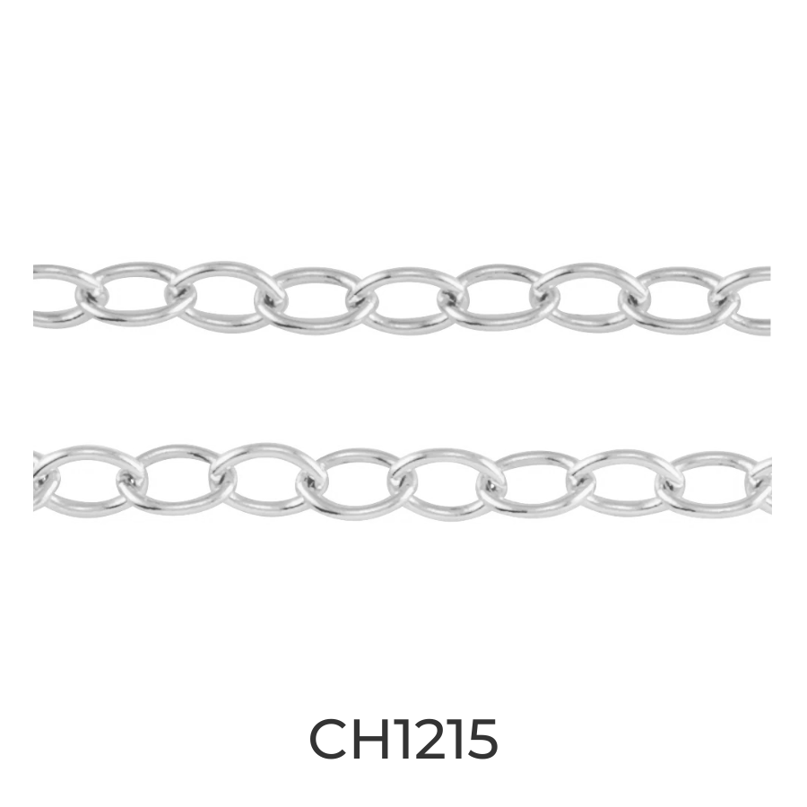 Sterling Silver 2.5mm Cable Chain - Infinity Bracelet