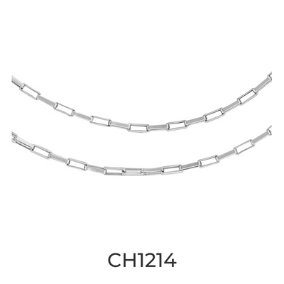 Boxy Long Cable Chain - Infinity Bracelet