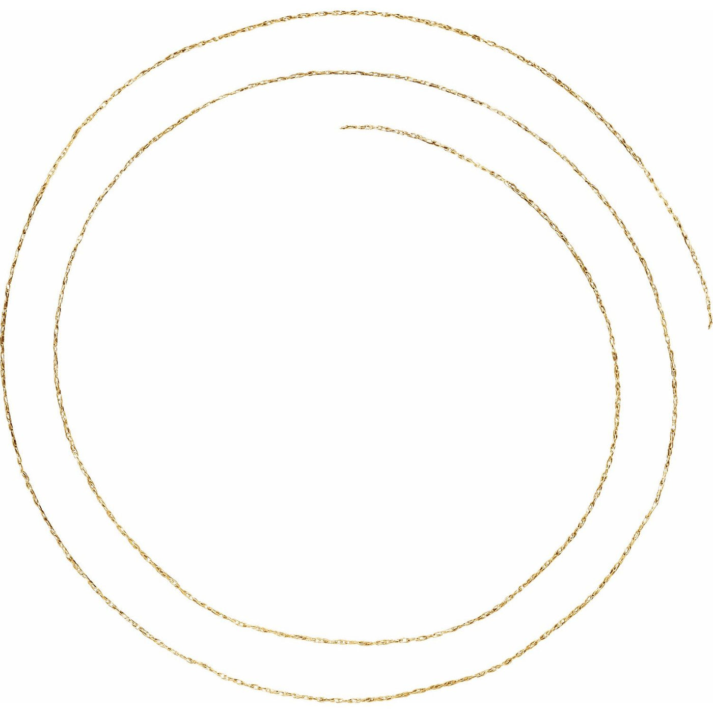 14k Gold .75mm Rope Infinity Bracelet