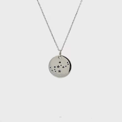 Sterling Silver Zodiac Charm Constellation Virgo