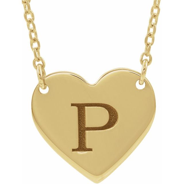 14k Gold Heart Necklace