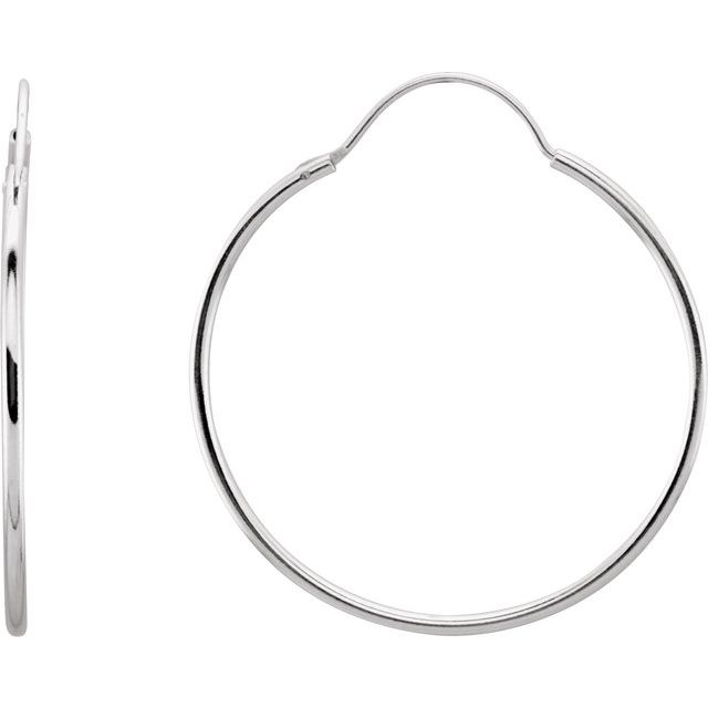 Sterling Silver Hoop Earrings