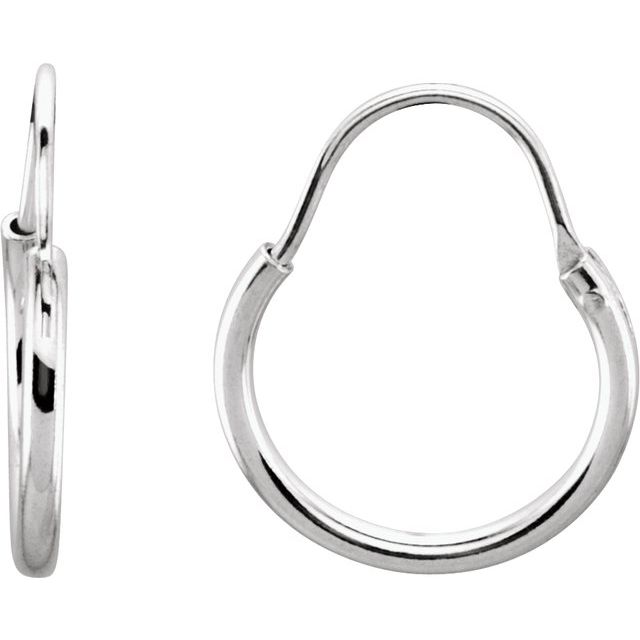 Sterling Silver Hoop Earrings