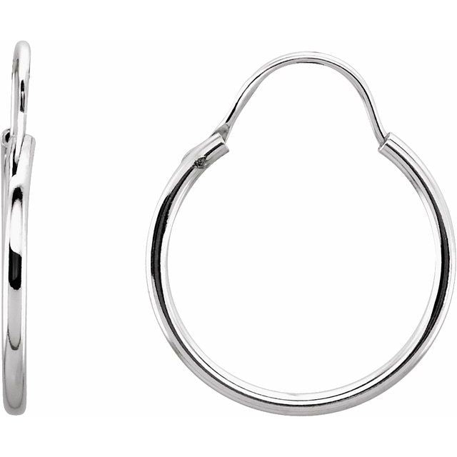 Sterling Silver Hoop Earrings