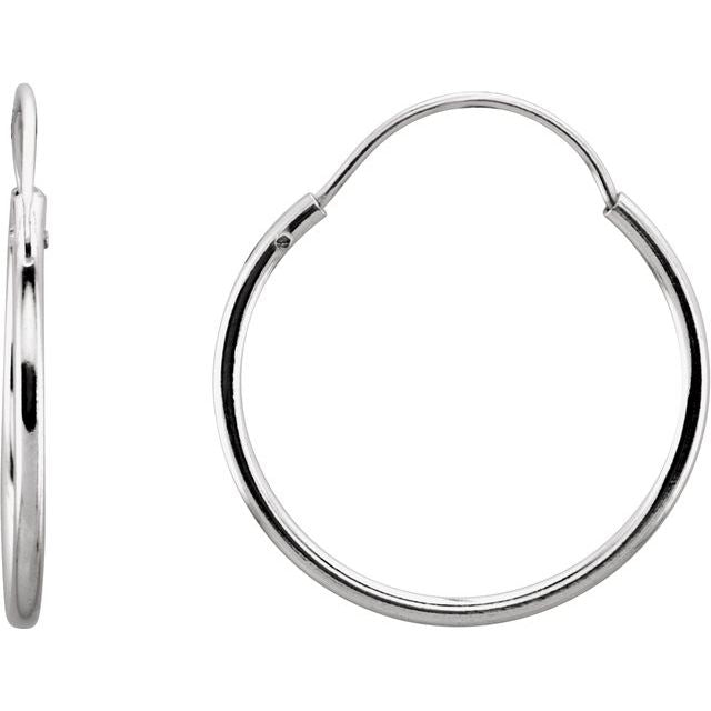 Sterling Silver Hoop Earrings