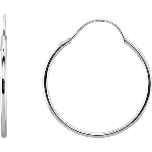 Sterling Silver Hoop Earrings