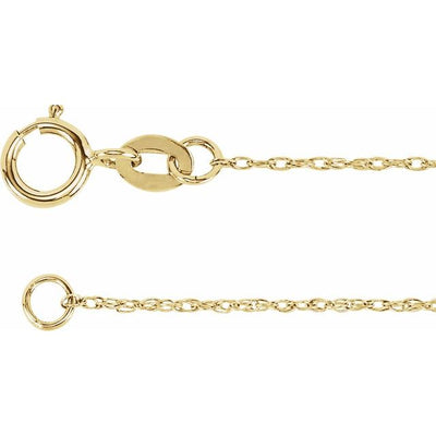14k Gold Solid Rope Chain Bracelet