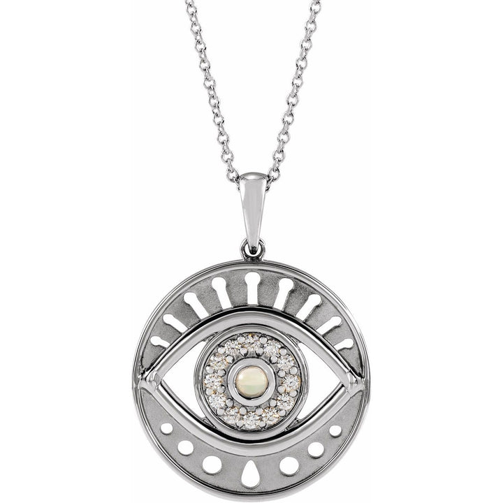 14K Gold Evil Eye