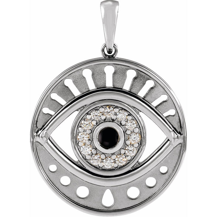 14K Gold Evil Eye