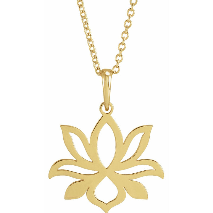 Petite Lotus Necklace