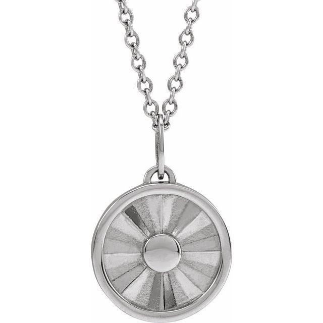 Sterling Silver Sun Pendant