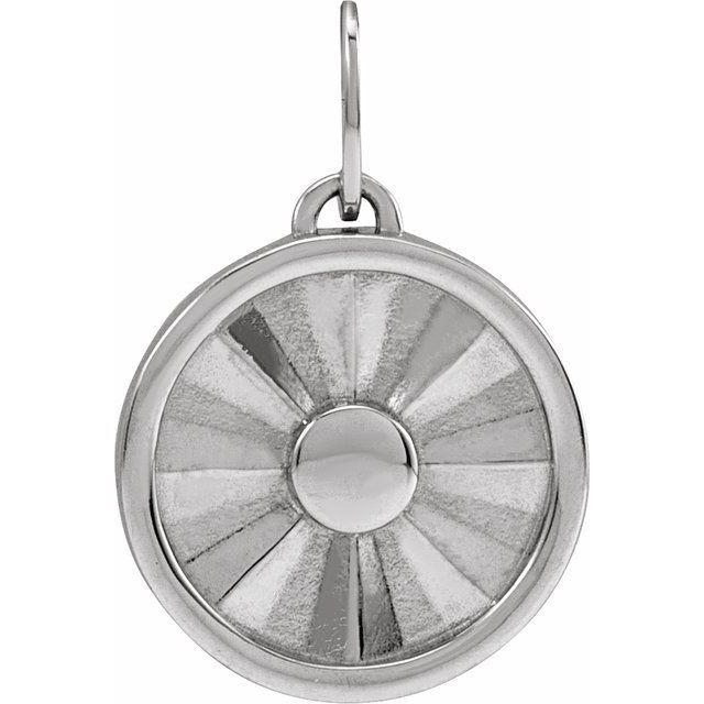 Sterling Silver Sun Pendant