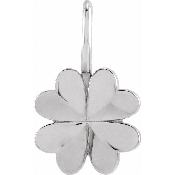 Sterling Silver Four-Leaf Clover Charm