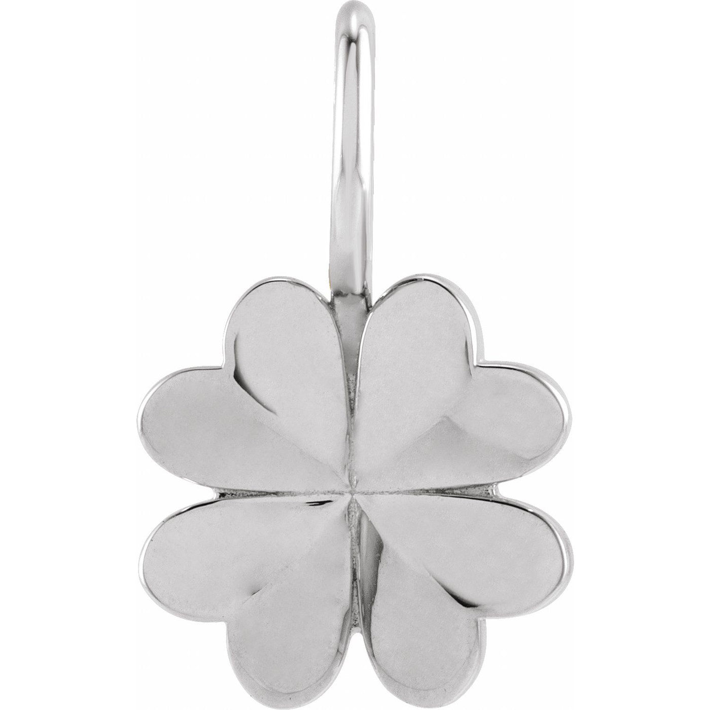 Sterling Silver Four-Leaf Clover Charm