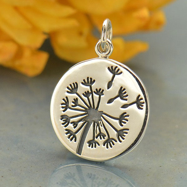 Large Dandelion Charm