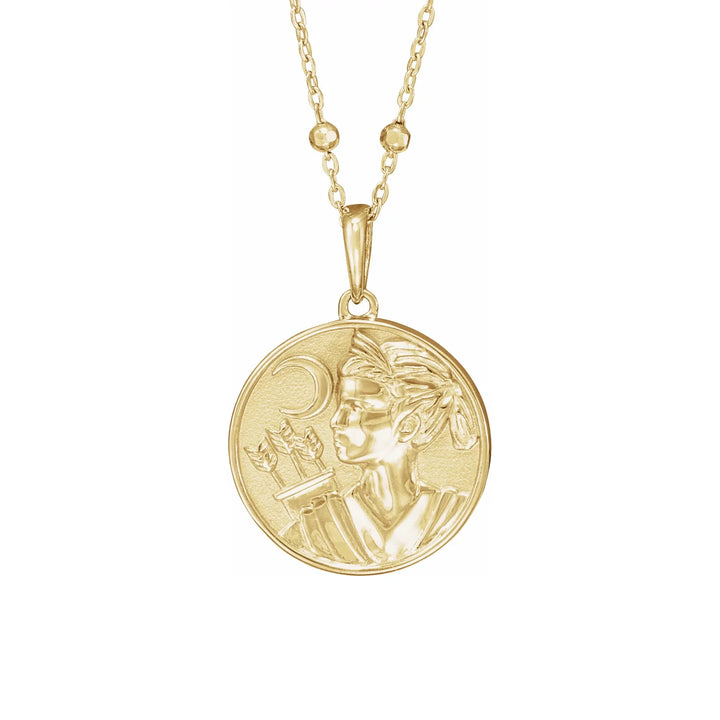 14k Gold Artemis Pendant