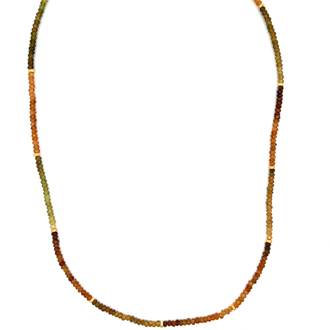 Autumn Tourmaline 28" Necklace or Bracelet Wrap