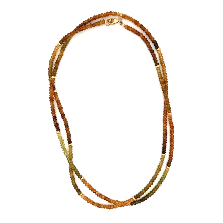 Autumn Tourmaline 28" Necklace or Bracelet Wrap