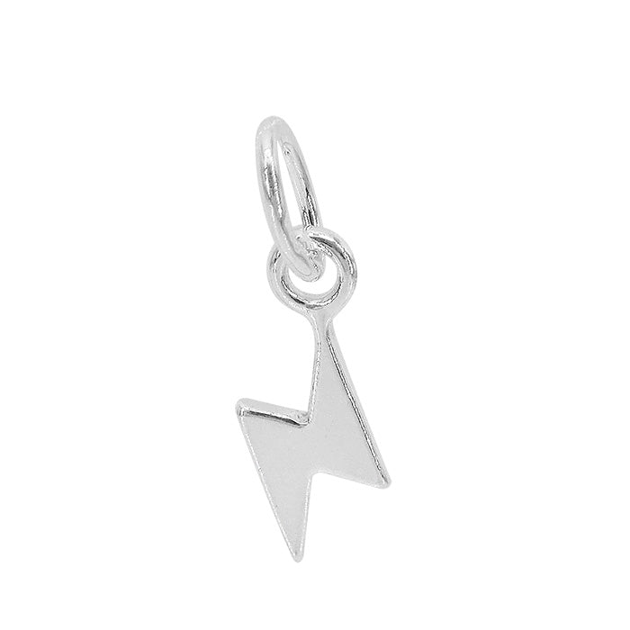 Sterling Silver Lightning Bolt Charm
