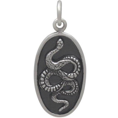 Sterling Silver Serpent Talisman